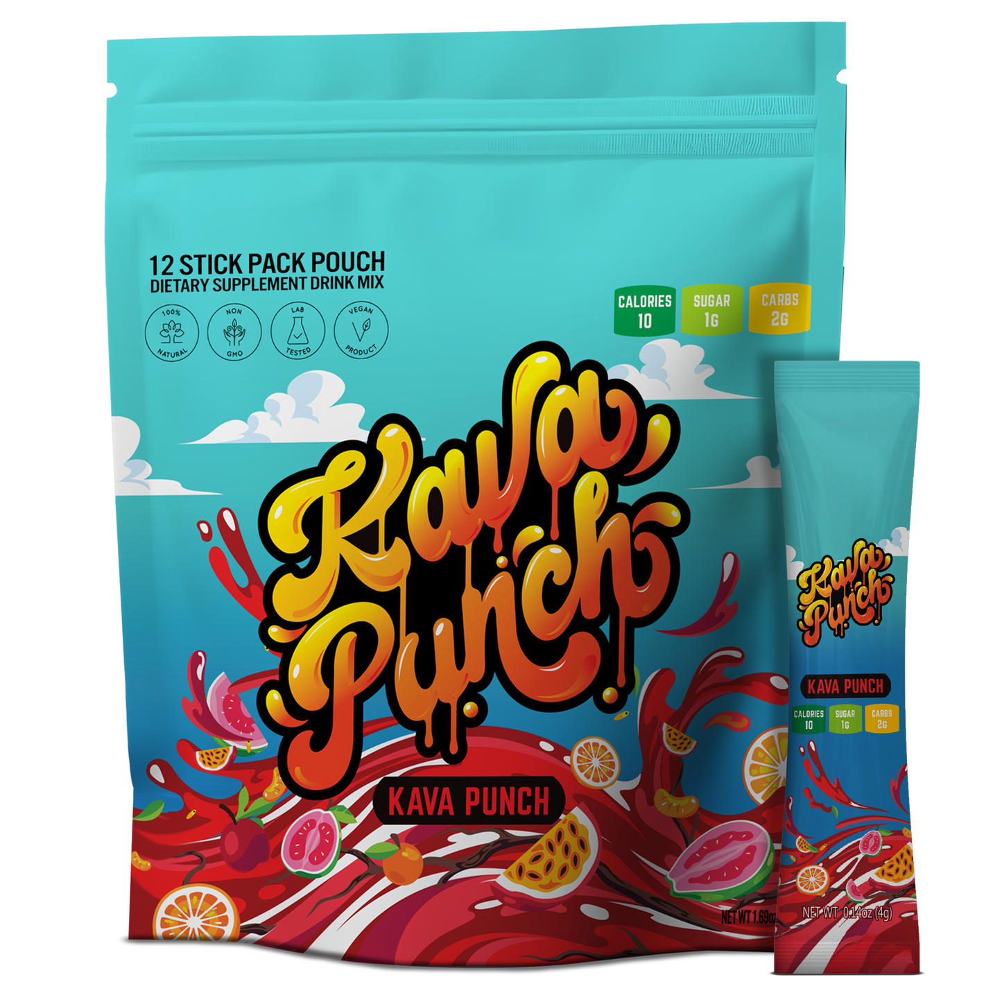 Kava Punch • 12 Stick Pack Pouch